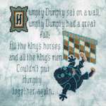 Click for more details of Humpty Dumpty (cross stitch) by Glendon Place