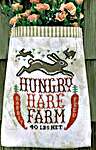 Click for more details of Hungry Hare Feed Sack (cross stitch) by Carriage House Samplings