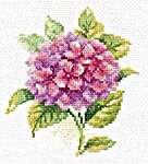 Click for more details of Hydrangea (cross stitch) by Alisa