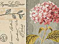 Click for more details of Hydrangea (cross stitch) by Lanarte