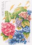 Click for more details of Hydrangea Power (cross stitch) by Marjolein Bastin