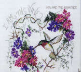 Click/tap for more details of I am the Vine  (cross stitch) by Stoney Creek