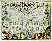 Click/tap for more details of I Believe (cross stitch) by Stoney Creek