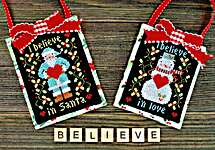 Click for more details of I Believe in Christmas (cross stitch) by Annie Beez Folk Art
