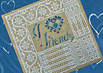 Click for more details of I Love Friends (cross stitch) by MarNic Designs
