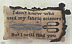 Click/tap for more details of I Will Find You (cross stitch) by Lucy Beam