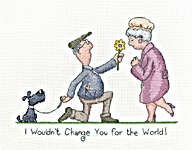 Click for more details of I Wouldn't Change You (cross stitch) by Peter Underhill
