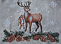 Click/tap for more details of Il Silenzio Dell'Inverno  (The Silence of Winter) (cross stitch) by Serenita di Campagna