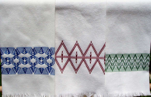 How To Do Swedish Weaving On A Crocheted Background