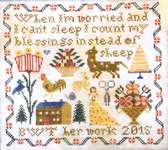 Click for more details of Instead of Sheep (cross stitch) by Heartstring Samplery