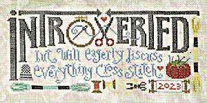 Click for more details of Introverted (cross stitch) by Silver Creek Samplers