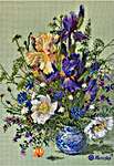 Click for more details of Irises and Wildflowers (cross stitch) by Merejka