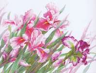 Click for more details of Irises (cross stitch) by Riolis