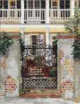 Click for more details of Ironwork Gate (cross stitch) by Barbara & Cheryl