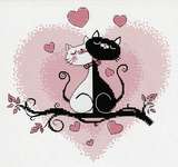 Click/tap for more details of It is Love (cross stitch) by Oven Company