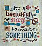 Click/tap for more details of It's A Beautiful Day (cross stitch) by Romy's Creations