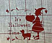 Click/tap for more details of It's Halloween Time (cross stitch) by Lilli Violette