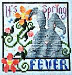 Click/tap for more details of It's Spring Fever (cross stitch) by Val's Stuff