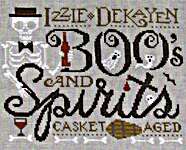 Click/tap for more details of Izzie Dekayen (cross stitch) by Silver Creek Samplers