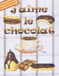 Click for more details of J'aime le Chocolat ( I love Chocolate) (cross stitch) by Marie Coeur