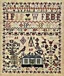 Click for more details of Jane Fiddes 1835 (cross stitch) by Hands Across the Sea Samplers