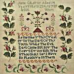 Click/tap for more details of Jane Gildroy 1853 (cross stitch) by Lila's Studio