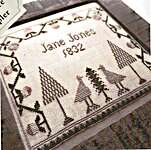 Click for more details of Jane Jones 1832 Miniature Sampler (cross stitch) by The Wishing Thorn