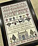 Click/tap for more details of Janet Barr Slater 1853 (cross stitch) by The Scarlett House