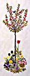 Click for more details of Japanese Cherry (cross stitch) by Eva Rosenstand