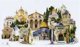 Click for more details of Jerusalem (cross stitch) by Thea Gouverneur