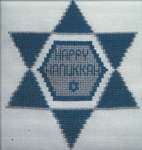 Click/tap for more details of Jewish Star (cross stitch) by Works by ABC