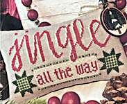 Click/tap for more details of Jingle All the Way (cross stitch) by Crafty Bluebonnet