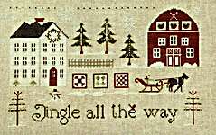 Click for more details of Jingle All the Way (cross stitch) by Little House Needleworks
