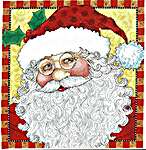 Click/tap for more details of Jolly Old St Nick (cross stitch) by Imaginating