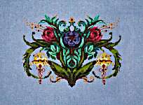 Click for more details of Joy Garden (cross stitch) by Nora Corbett