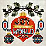 Click/tap for more details of Joy to the World (cross stitch) by Tiny Modernist