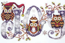 Click for more details of Joyful Owls (cross stitch) by Stoney Creek