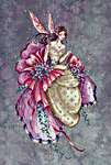 Click/tap for more details of Julia, the Firefly Princess (cross stitch) by Bella Filipina