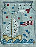 Click/tap for more details of July in a Jar (cross stitch) by Romy's Creations
