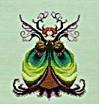 Click for more details of June Bug (cross stitch) by Nora Corbett
