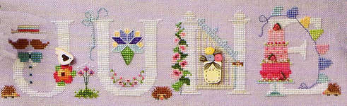 Click for more details of June (cross stitch) by The Cross-Eyed Cricket