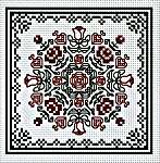 Click for more details of June Hearts Square (cross stitch) by Happiness is Heart Made