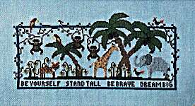 Click for more details of Jungle Love (cross stitch) by Vintage Needlearts
