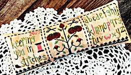 Click/tap for more details of Keeping You In Stitches (cross stitch) by From The Heart