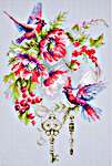 Click/tap for more details of Keys to Be Happy (cross stitch) by Magic Needle