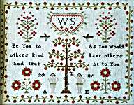Click for more details of Kind and True (cross stitch) by Pineberry Lane