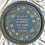 Click for more details of Kindness (cross stitch) by Works by ABC