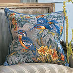 Click for more details of Kingfishers (tapestry) by Glorafilia