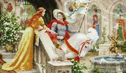 Click for more details of Knight in Shining Armour (cross stitch) by Golden Fleece