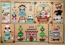 Click for more details of Knitting in Quilt (cross stitch) by Cuore e Batticuore